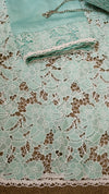 Mint green cutwork Rida