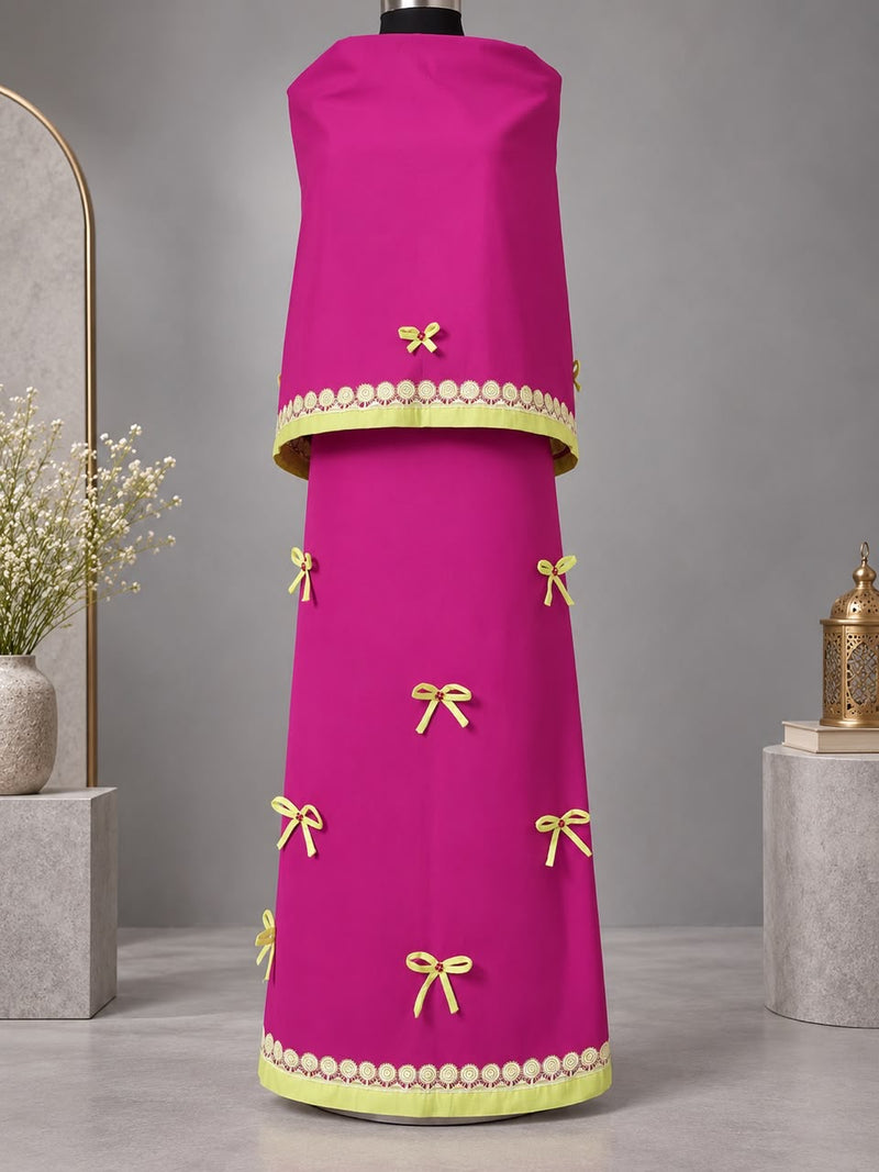 Magenta worth limeyellow handmade bows smart rida