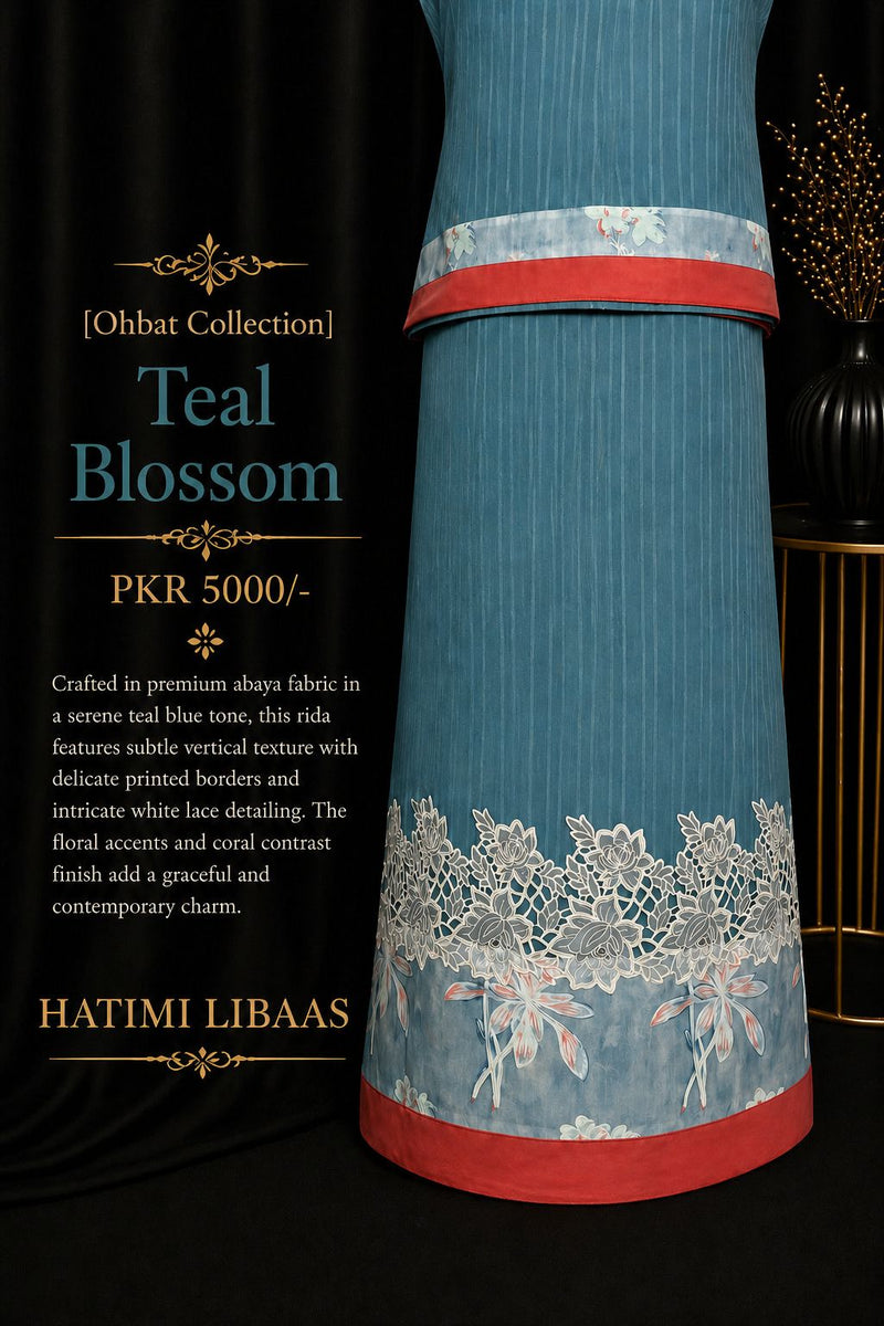 Ohbat Collection – Teal Blossom