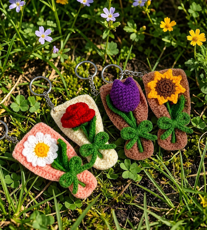 Bouquet keychain💐