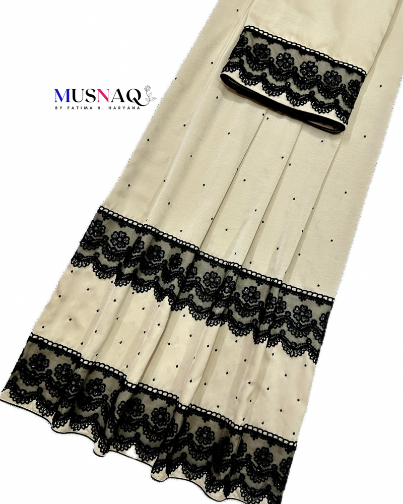 Light Gold velvet silk rida