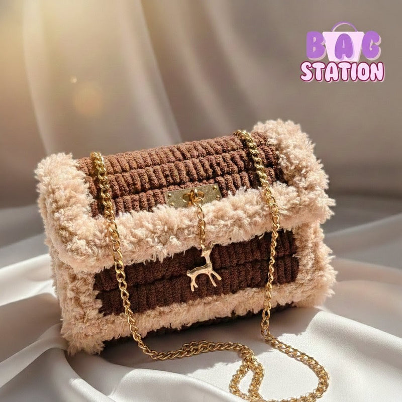 Cocoa Butter Clutch (hand-stitched, crafting time 10-14 days)