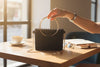 Black Beaded Bag