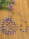 Two Tone Crystal Tasbeeh & Counter Set