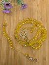 Crystal Tasbeeh With 10 Bead Counter Set (Available in different Colors)