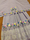 Lilac Floral Handpainted Rida