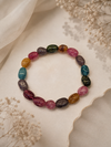 Tourmaline & Pearl Beaded Bracelet