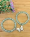 Pastel Pairs of Magnetic Butterfly Charm Bracelets