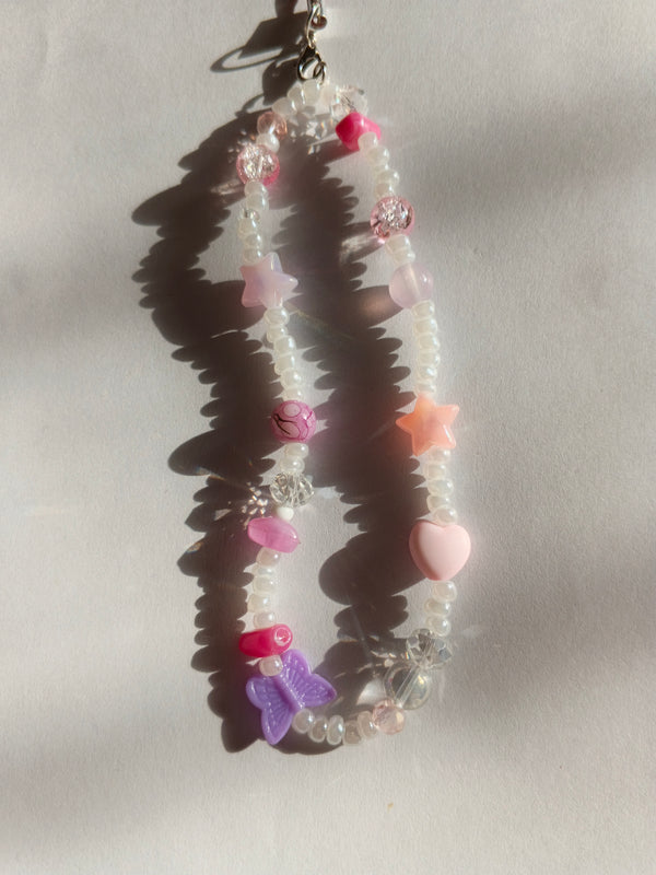 Kawaii Pearl Phone Strap – Pastel Edition