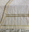 Offwhite with Gold Net