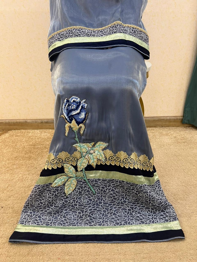 Cerulean Mist Lava Silk Rida