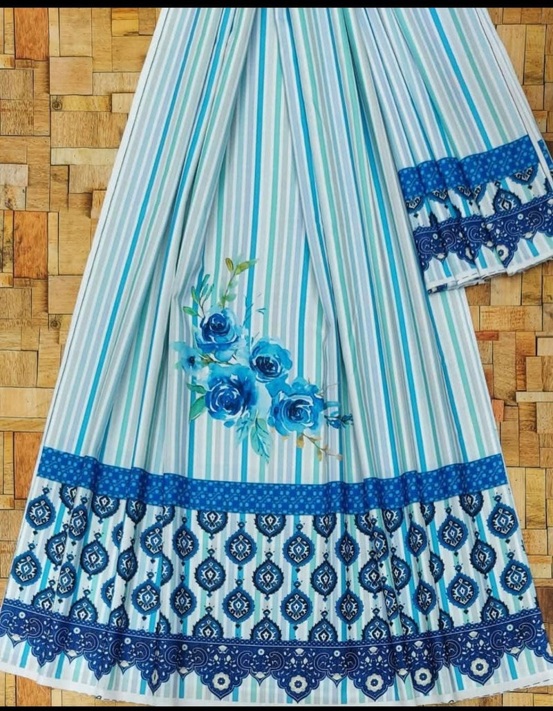 Indian Digital Print Rida 💙✨