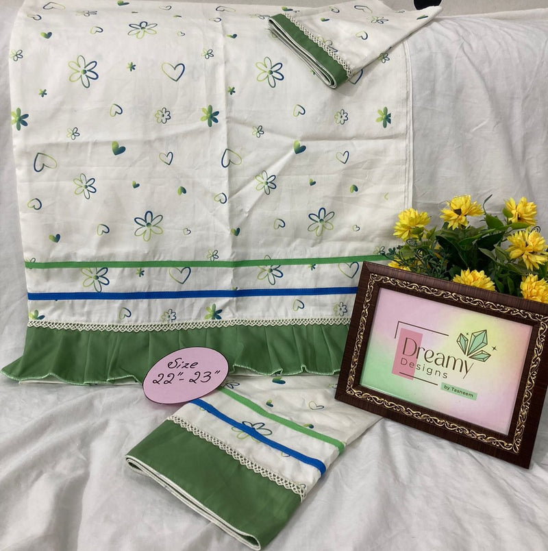 Off white printed Jhabla Izar