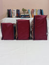 Maroon – 3 Piece Storage Set | Premium Finish