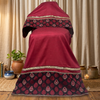 Crimson Red Zari work Rida