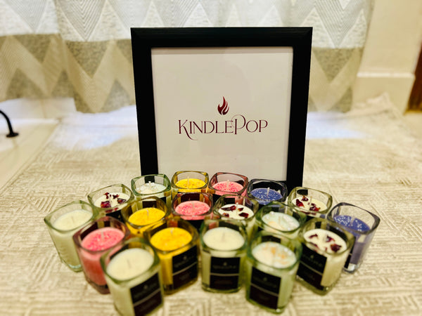 Shot Jar Glass Candle