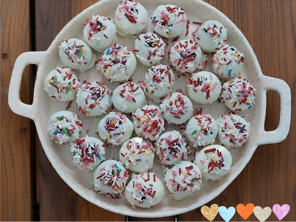 Oreo Funfetti Balls - White Chocolate - 14g each / 1 Dozen