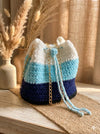 Ocean breeze bucket bag