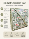 Elegant Crossbody Bag with shoe compartment best for Ashara