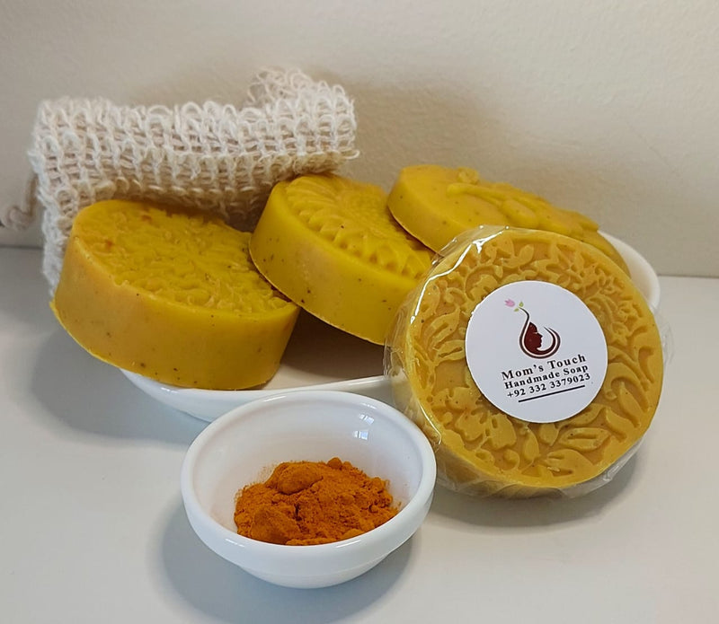 mom's Touch Organic Handmade Soaps (Ubtan Glow Bar)