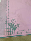 Blush Geometric Screen-Printed Rida
