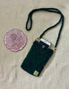 Crochet smartphone sling bag