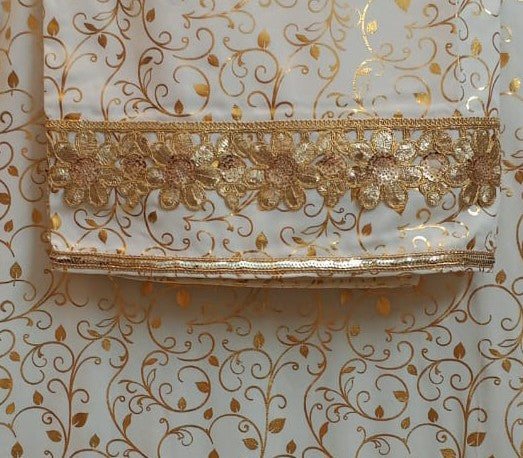 Golden printed material