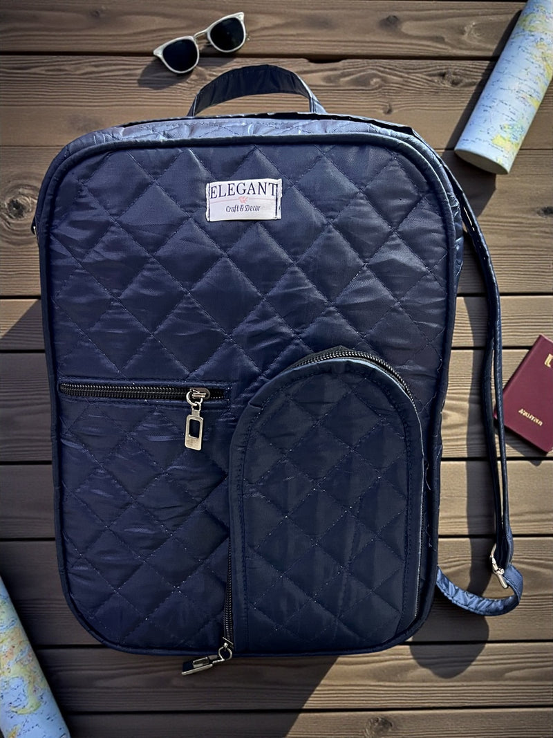 Royal Blue Quilted Crossbody Bag, best for Ashara