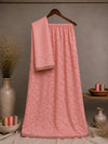 Warm Peach Cotton Net Stylish Rida