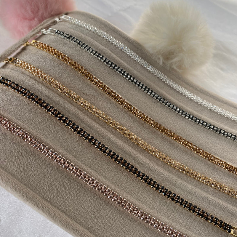 Dainty Double Row Bracelet