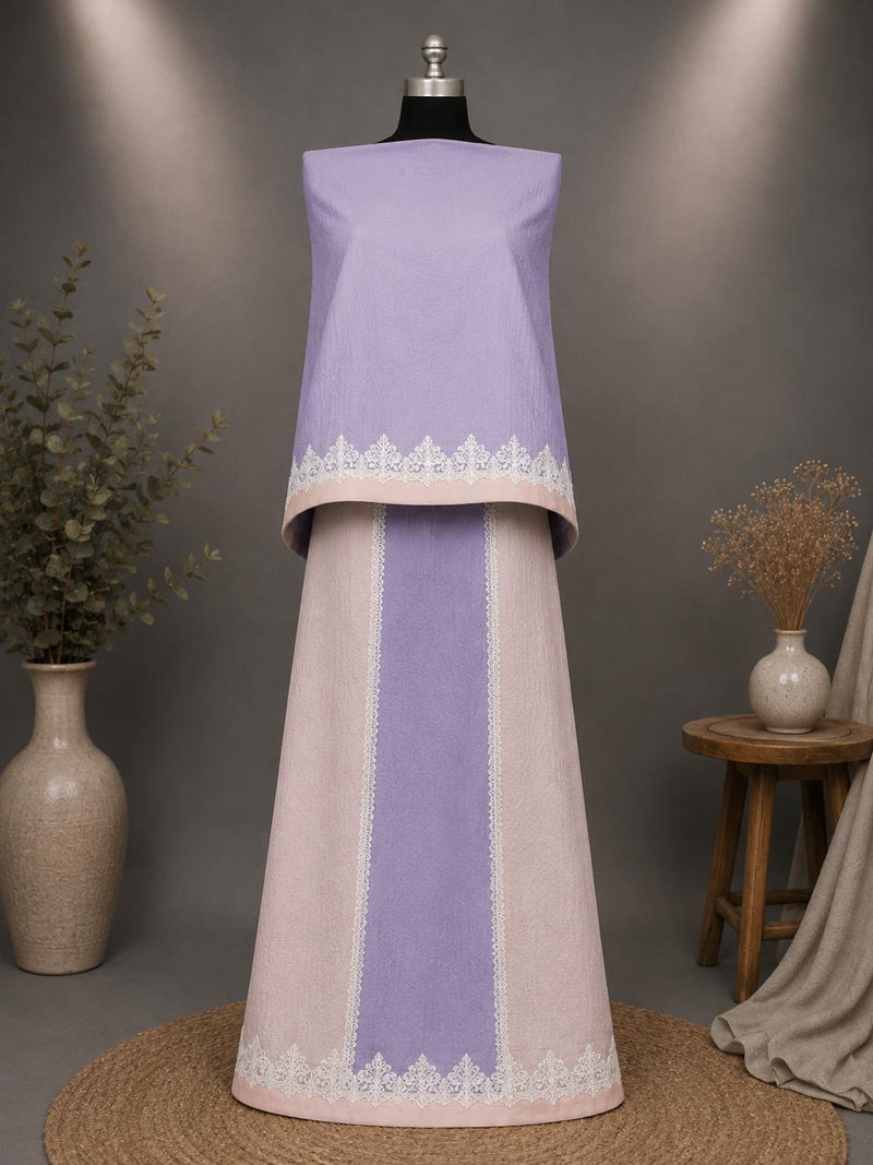 Pastel color qali style A-line rida