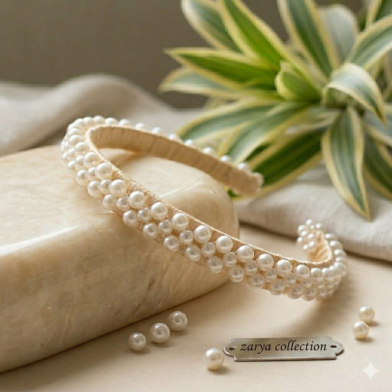Pearl Beaded Hairband