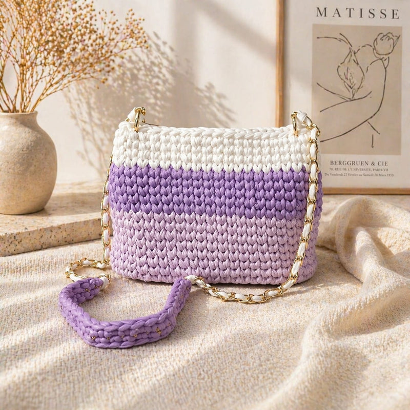 Three tone handbag