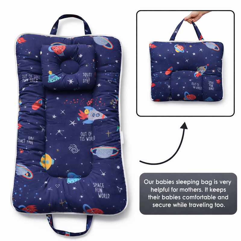 Portable Baby bed with Pillow