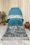 Silk printed panel along with exquisite lacing