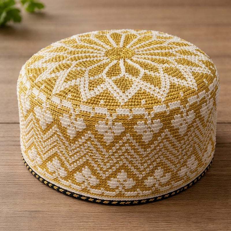 Golden topi size 22.5