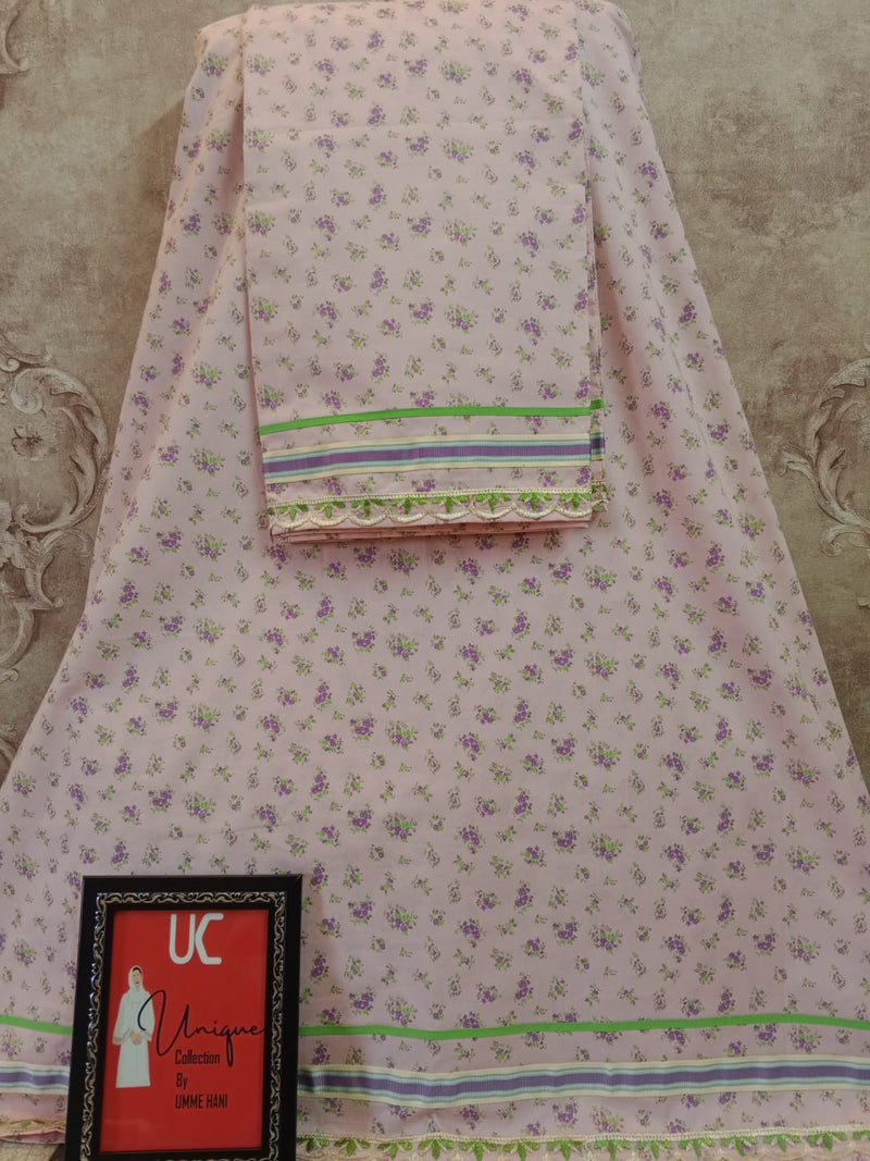 pink flower print