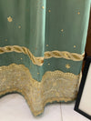 Green gold lava silk rida