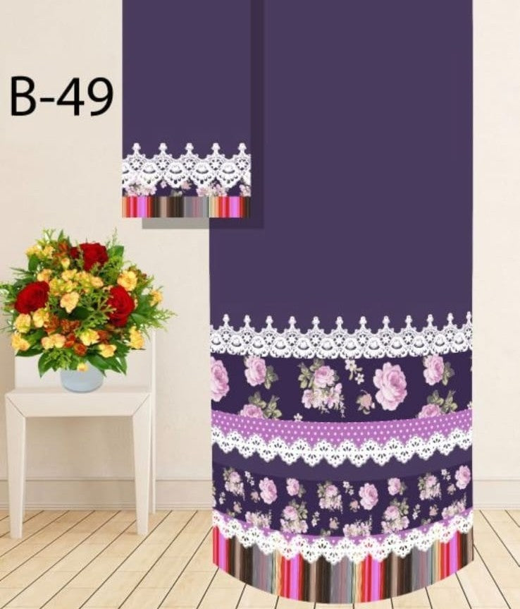 Indian Digital Print Rida 💜🌸