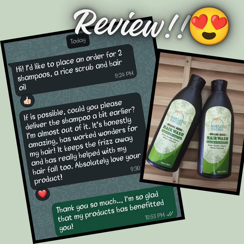 Organic Herbs Hair Wash