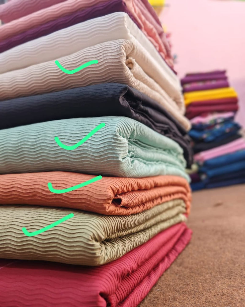 Waves abaya fabric
