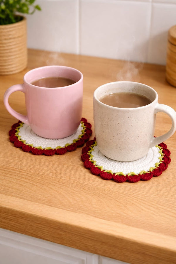 Crochet tea coaster