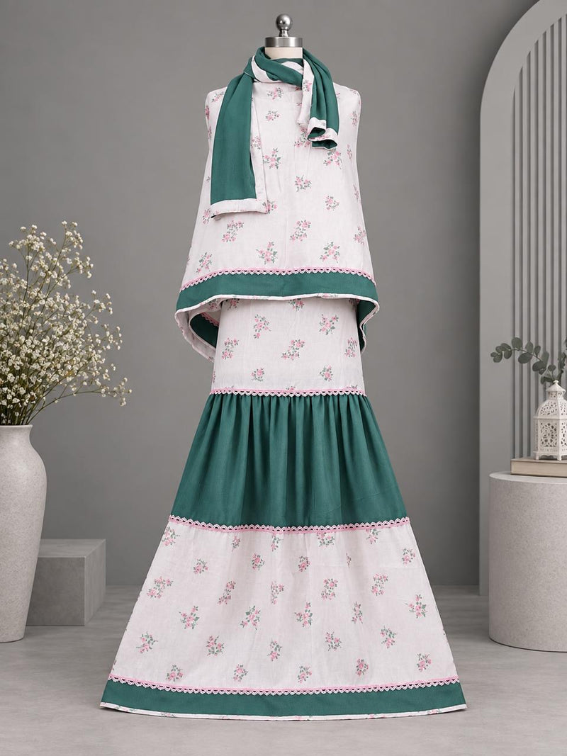 Skirt Style Party Wear powder pink Rida With Staller Sale