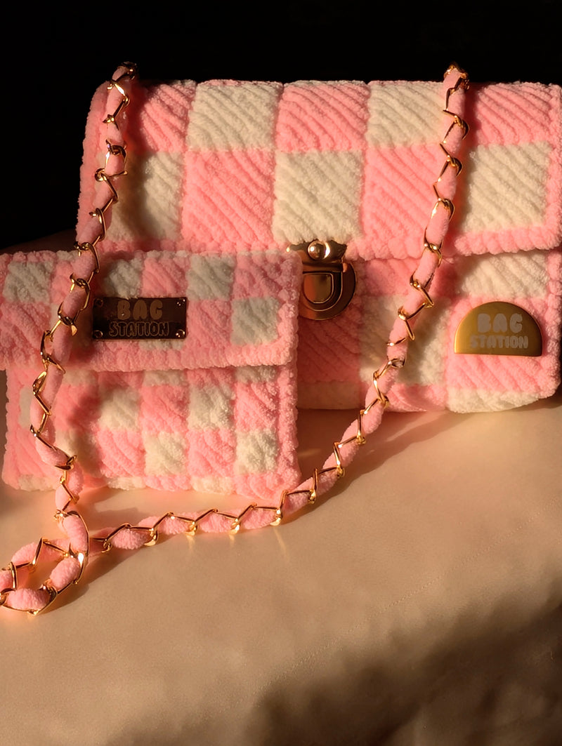 Pink Dream Escape (hand-stitched, crafting time 10-14 days)