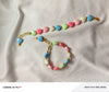 Pastel Heart Gold‑Accent Bracelet – Trendy Aesthetic Jewelry Piece