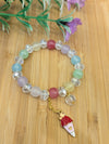 Handcrafted Pastel Crystal Charm Bracelets for Kids