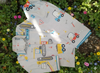 Grey construction theme Pj's size 1-2 year