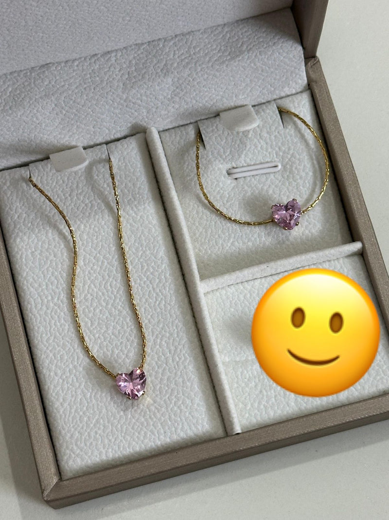 Mini Heart Locket Set