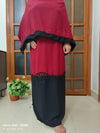 Deep Red & Black