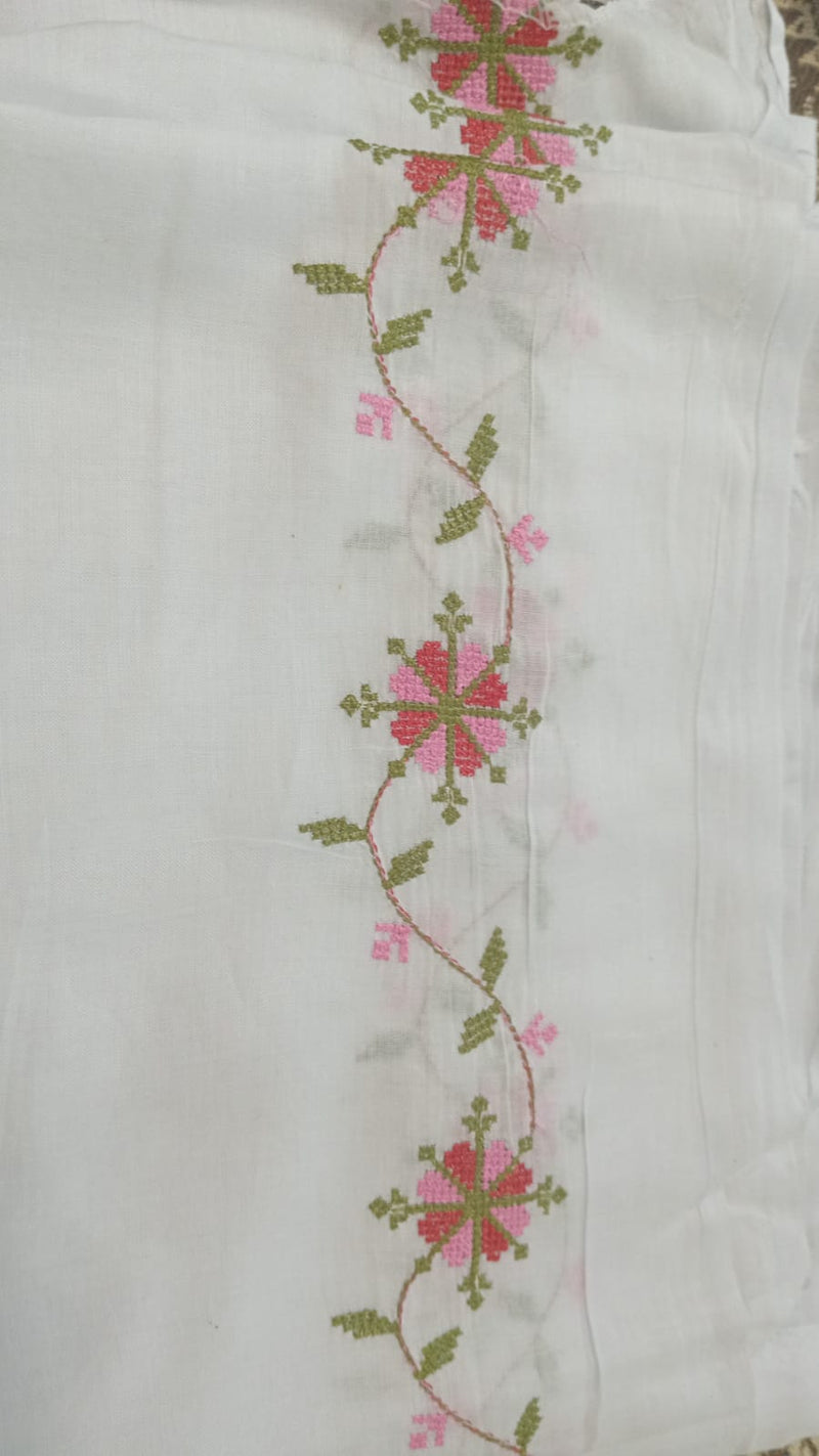 Ari work crossstitch dupatta